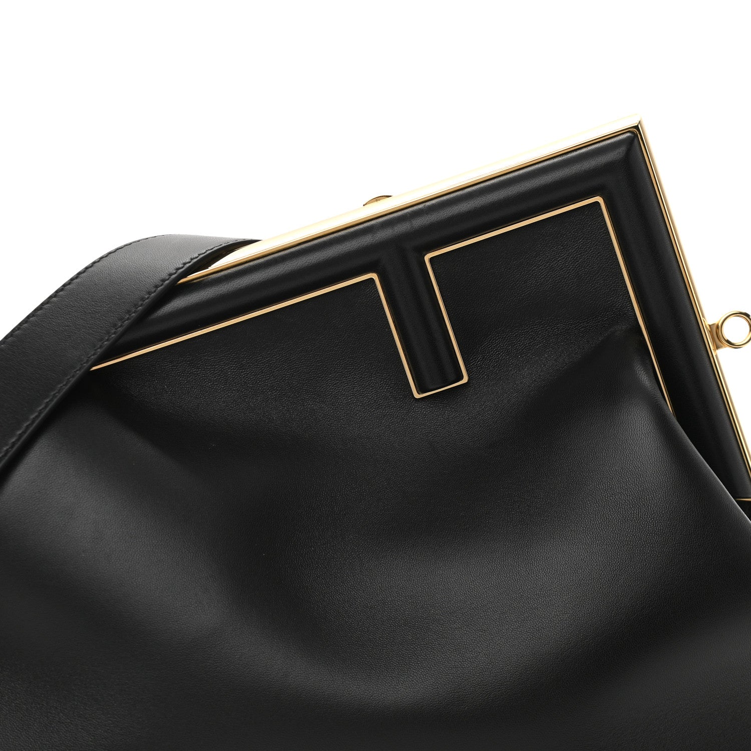 Fendi Shiny Nappa Medium Fendi First Black 8 of 10