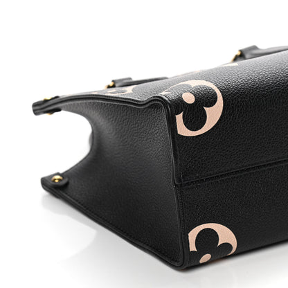 Louis Vuitton Empreinte Monogram Giant Onthego PM Black Beige 8 of 9