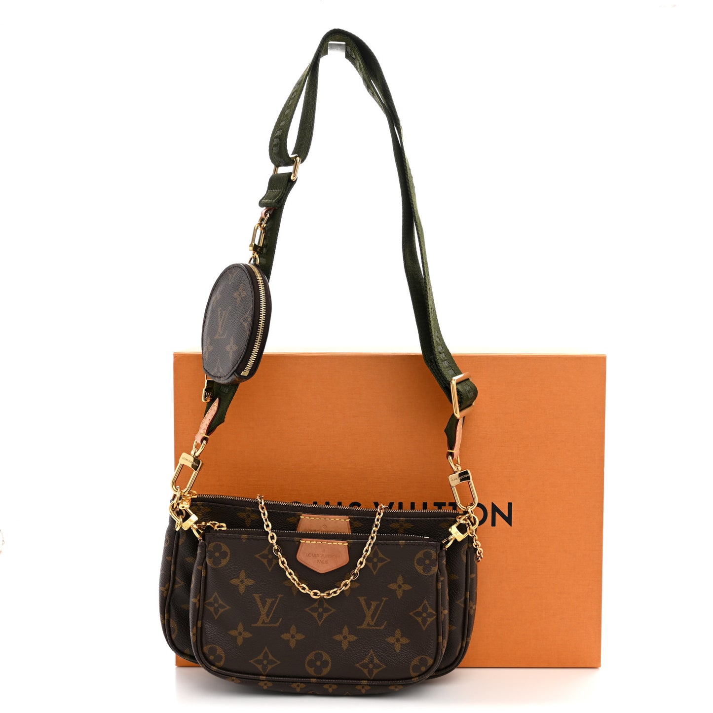 Monogram Multi Pochette Accessories Kaki