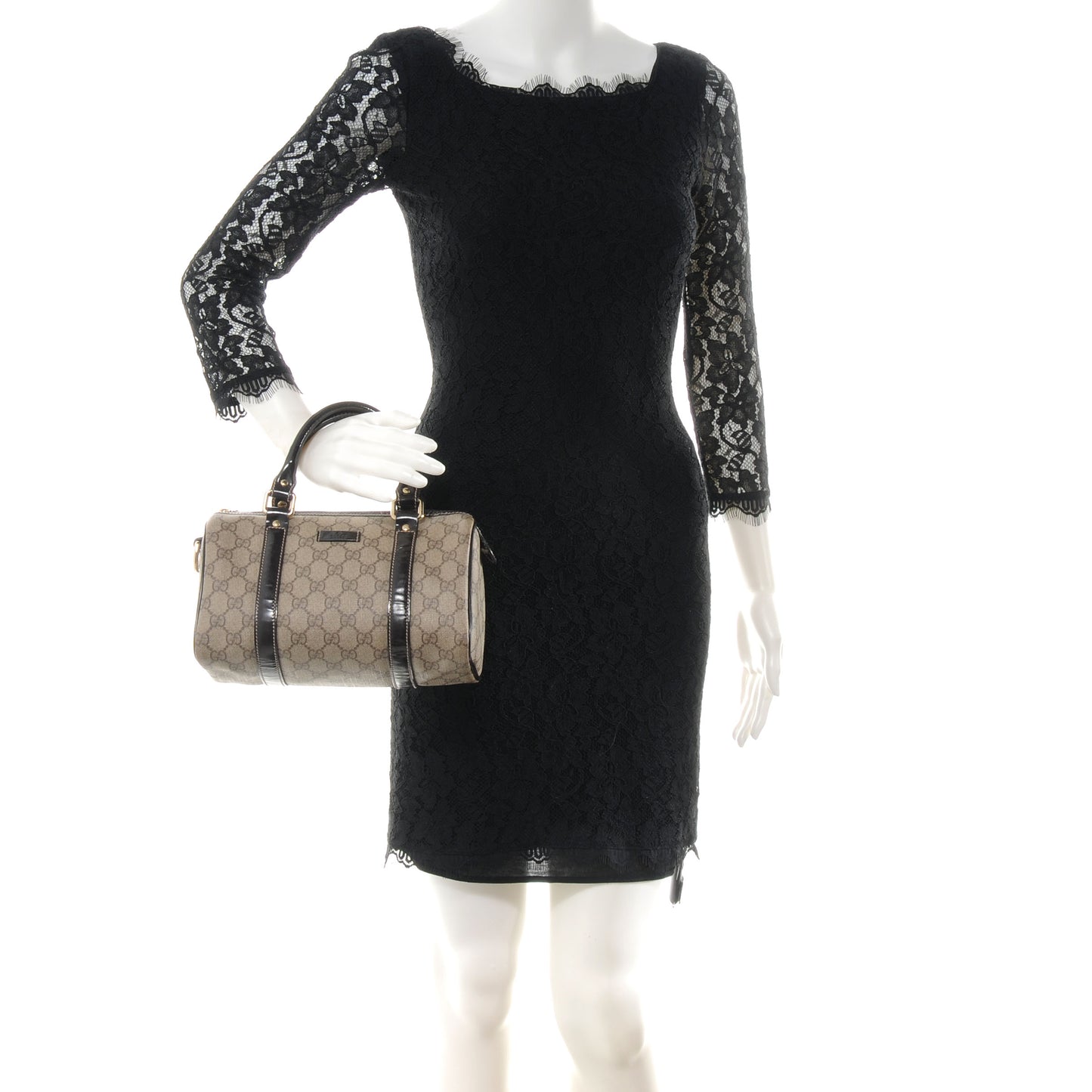 GG Plus Monogram Small Joy Boston