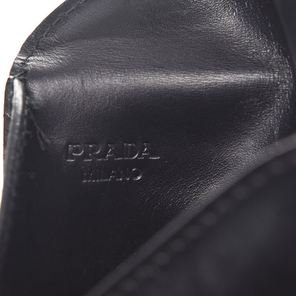Prada Spazzolato Envelope Pouch Wallet Nero Black 7 of 8