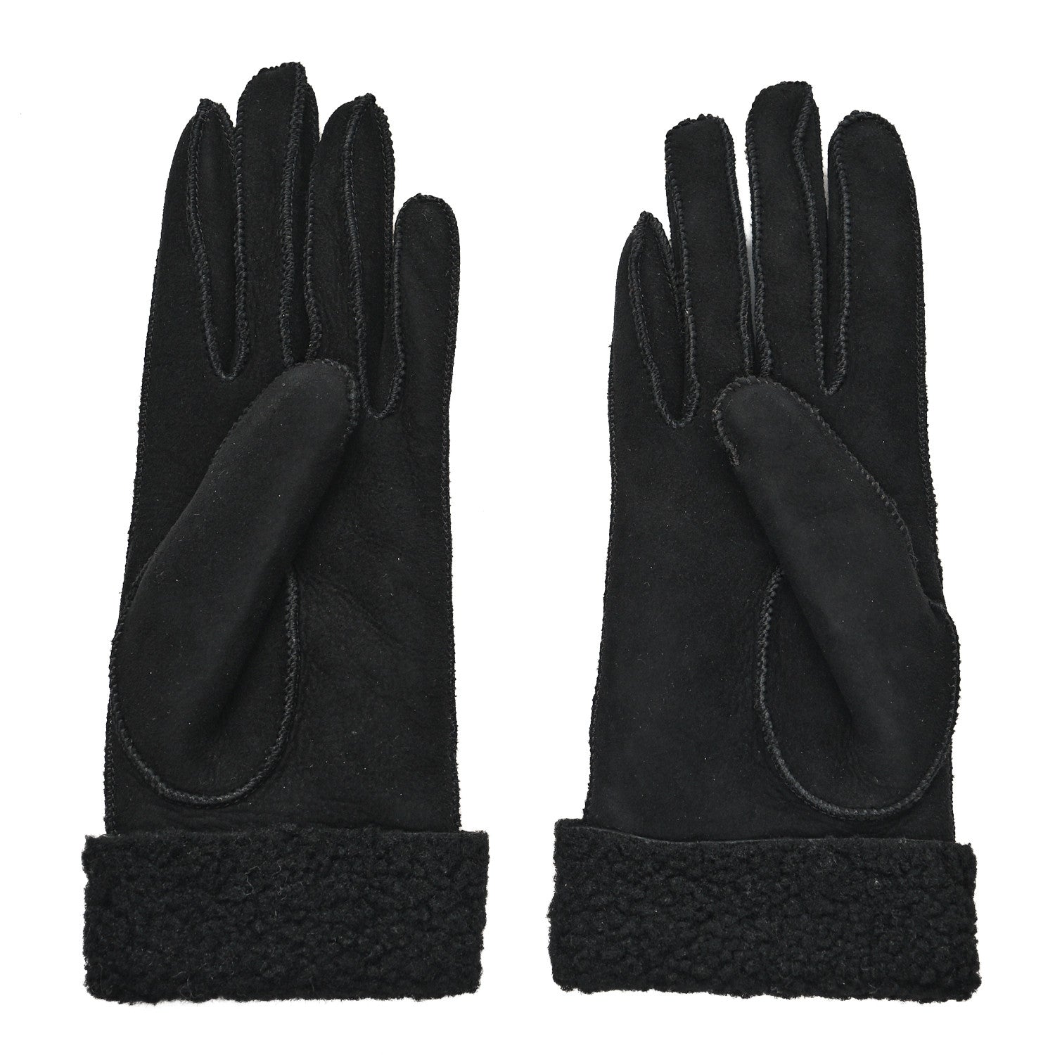 Chanel Cashmere Silk CC Gloves Black 2 of 3