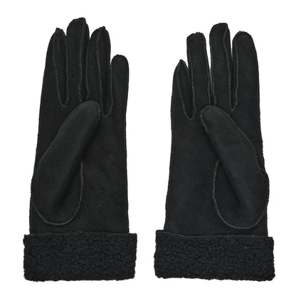 Chanel Cashmere Silk CC Gloves Black 2 of 3