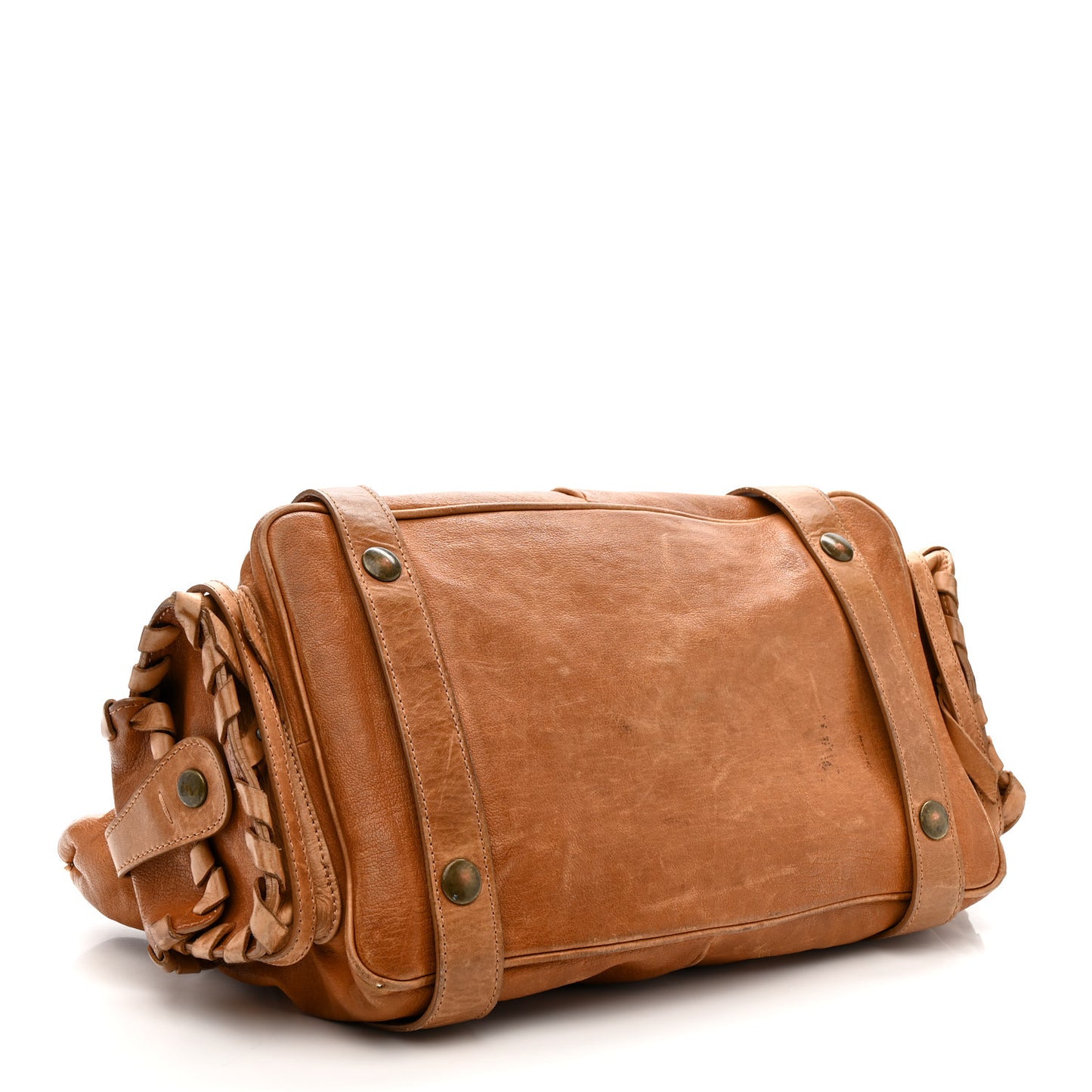 Calfskin Silverado Shoulder Bag Tan