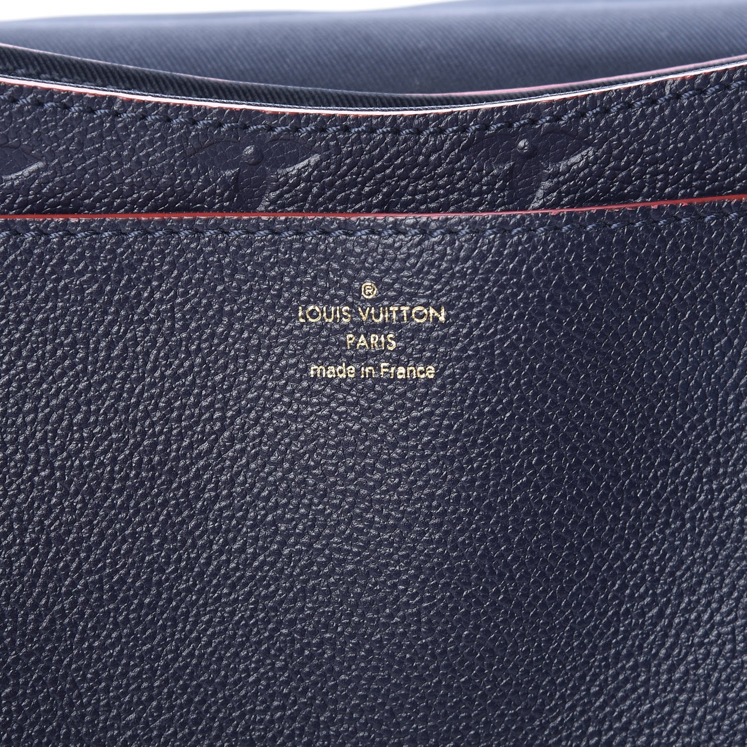 Louis Vuitton Empreinte Blanche MM Marine Rouge 7 of 10
