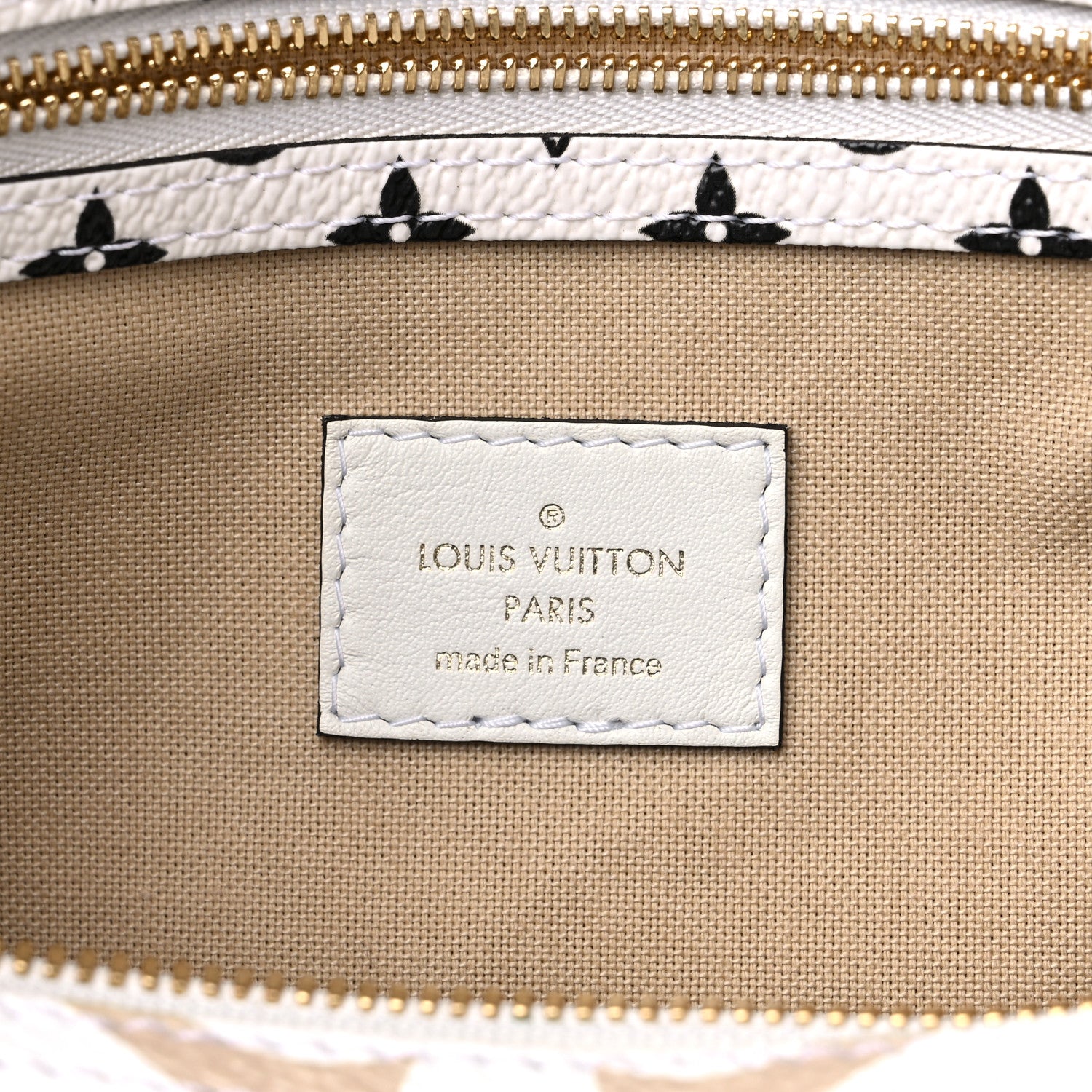 Louis Vuitton Monogram Giant Speedy Bandouliere 30 Kaki Beige 6 of 8