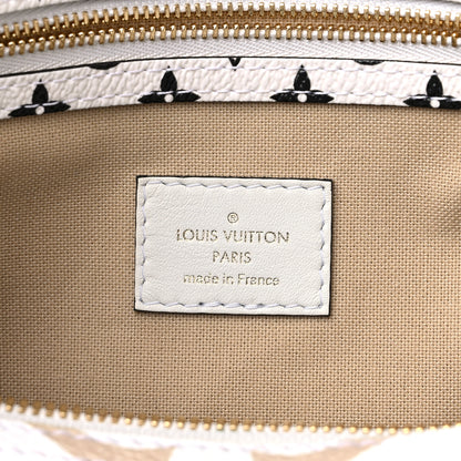 Louis Vuitton Monogram Giant Speedy Bandouliere 30 Kaki Beige 6 of 8