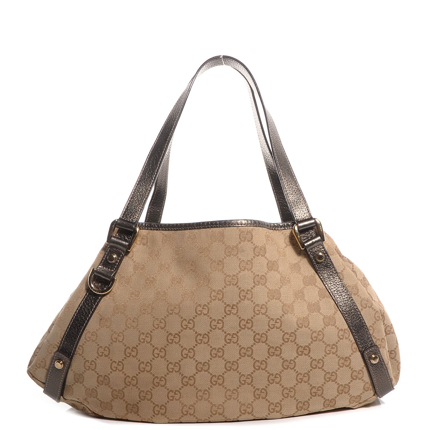 Gucci Monogram Medium Abbey Shoulder Bag Metallic 1 of 7