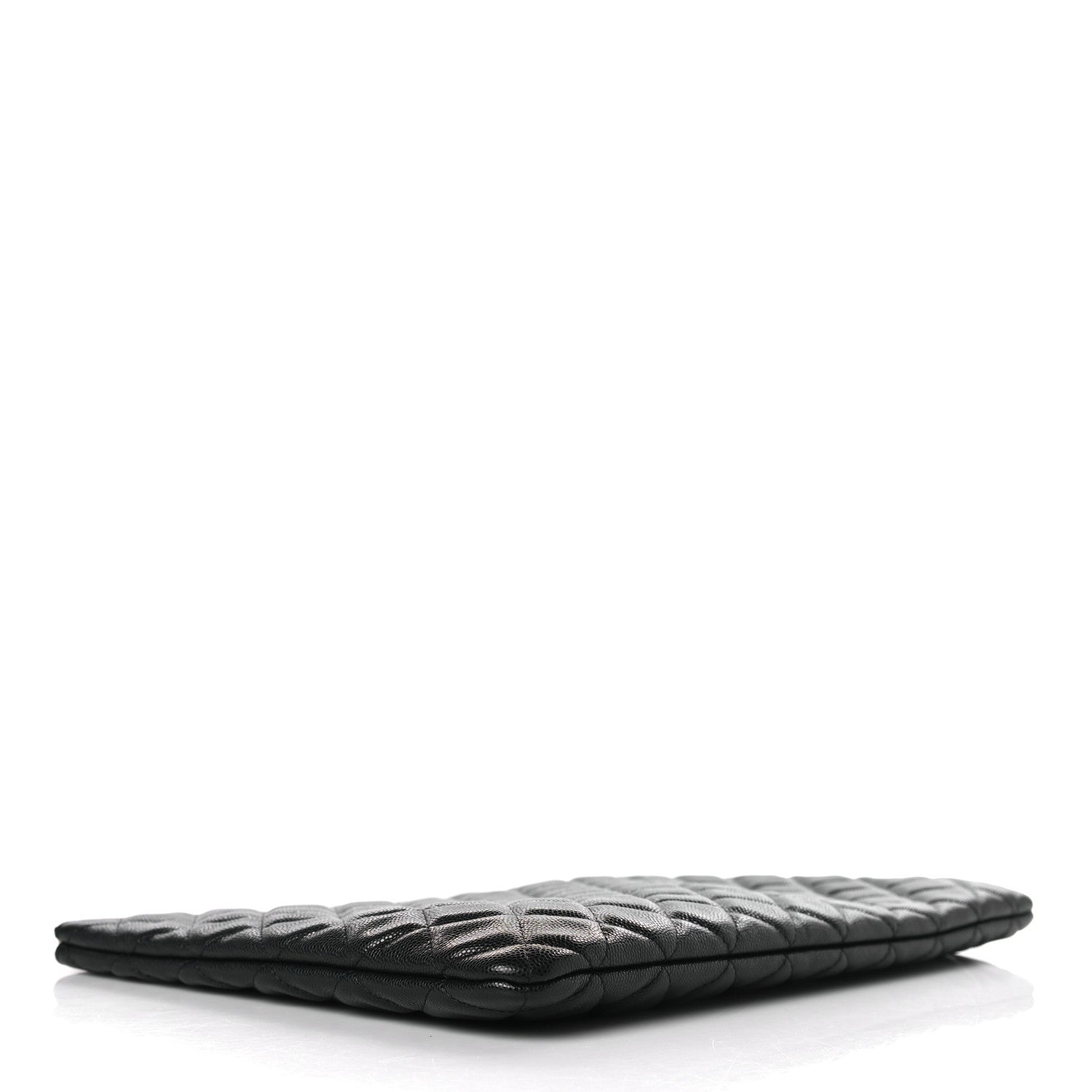 Chanel Caviar Quilted Large Cosmetic Case Black 4 of 10