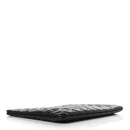 Chanel Caviar Quilted Large Cosmetic Case Black 4 of 10