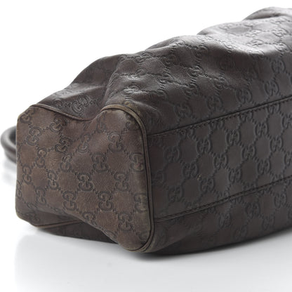 Gucci Guccissima Medium Sukey Tote Chocolate 5 of 9