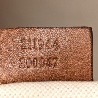 Gucci Monogram Sunset Raffia Medium Sukey Brown 7 of 12