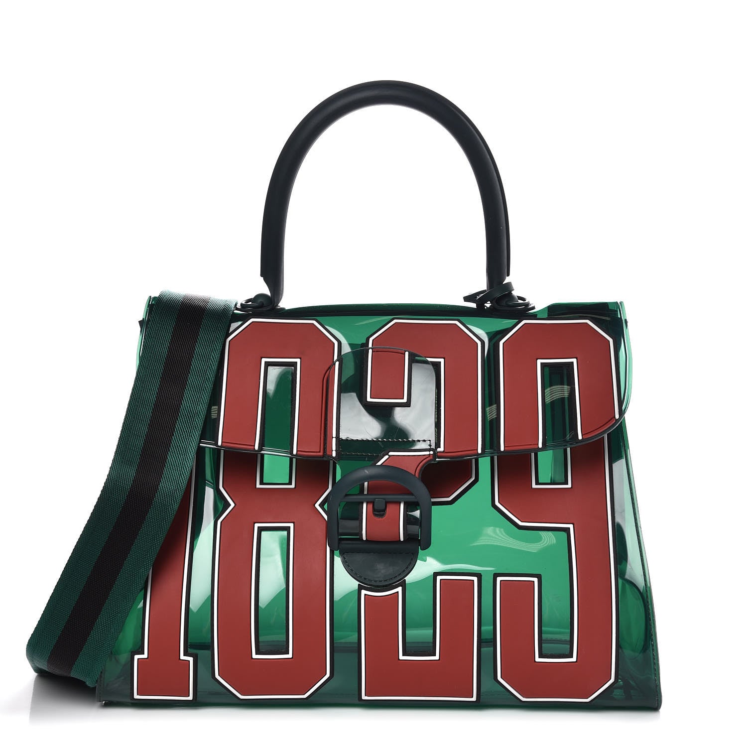 Delvaux PVC The Hero 1829 Brillant Satchel Vert 1 of 11