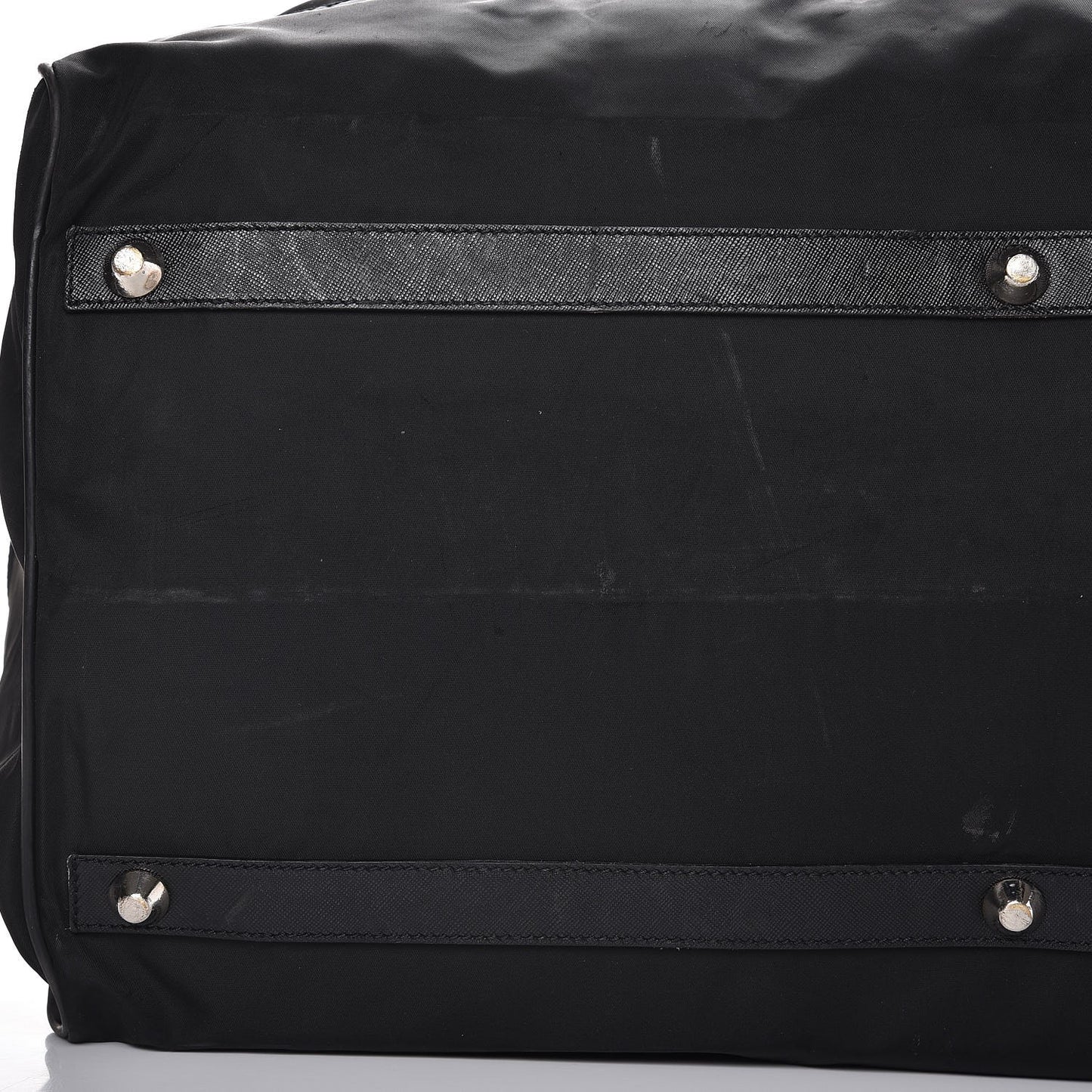 Tessuto Nylon Saffiano Viaggio Carry On Travel Bag Black