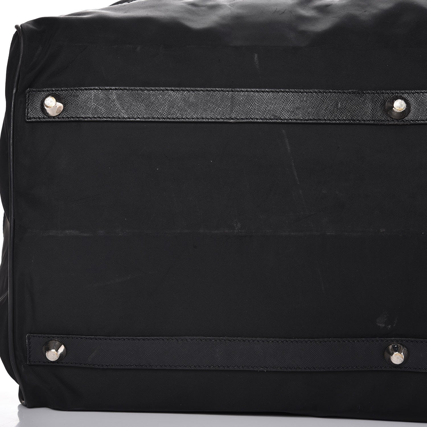Prada Tessuto Nylon Saffiano Viaggio Carry On Travel Bag Black 9 of 17