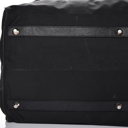 Prada Tessuto Nylon Saffiano Viaggio Carry On Travel Bag Black 9 of 17