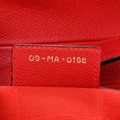 Christian Dior Grained Calfskin Saddle Bag Red 8 of 15