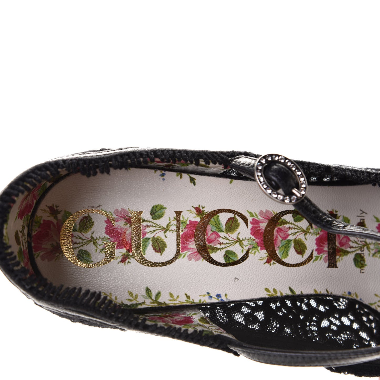 Lace Pizzo Venice Pumps 36.5 Black