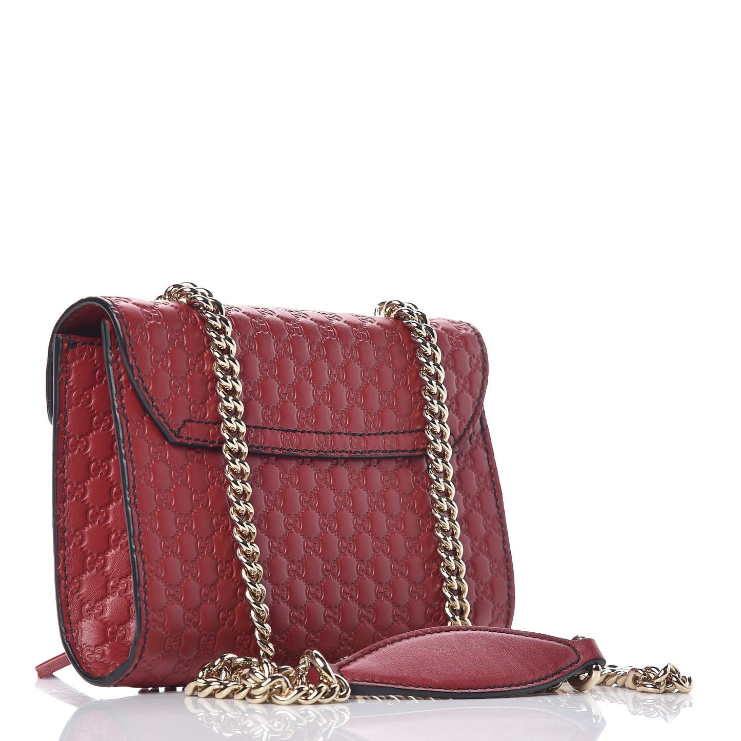 Soft Microguccissima Mini Emily Chain Shoulder Bag Rosso