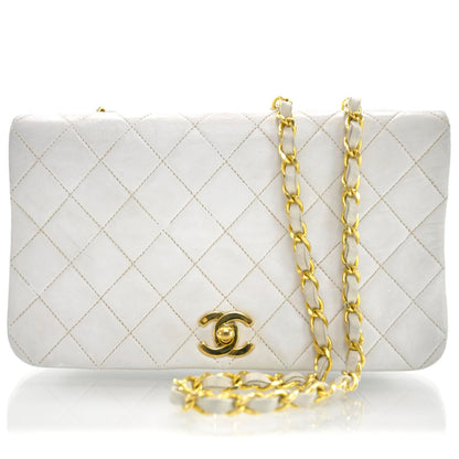 Chanel Lambskin Small Flap White 1 of 11