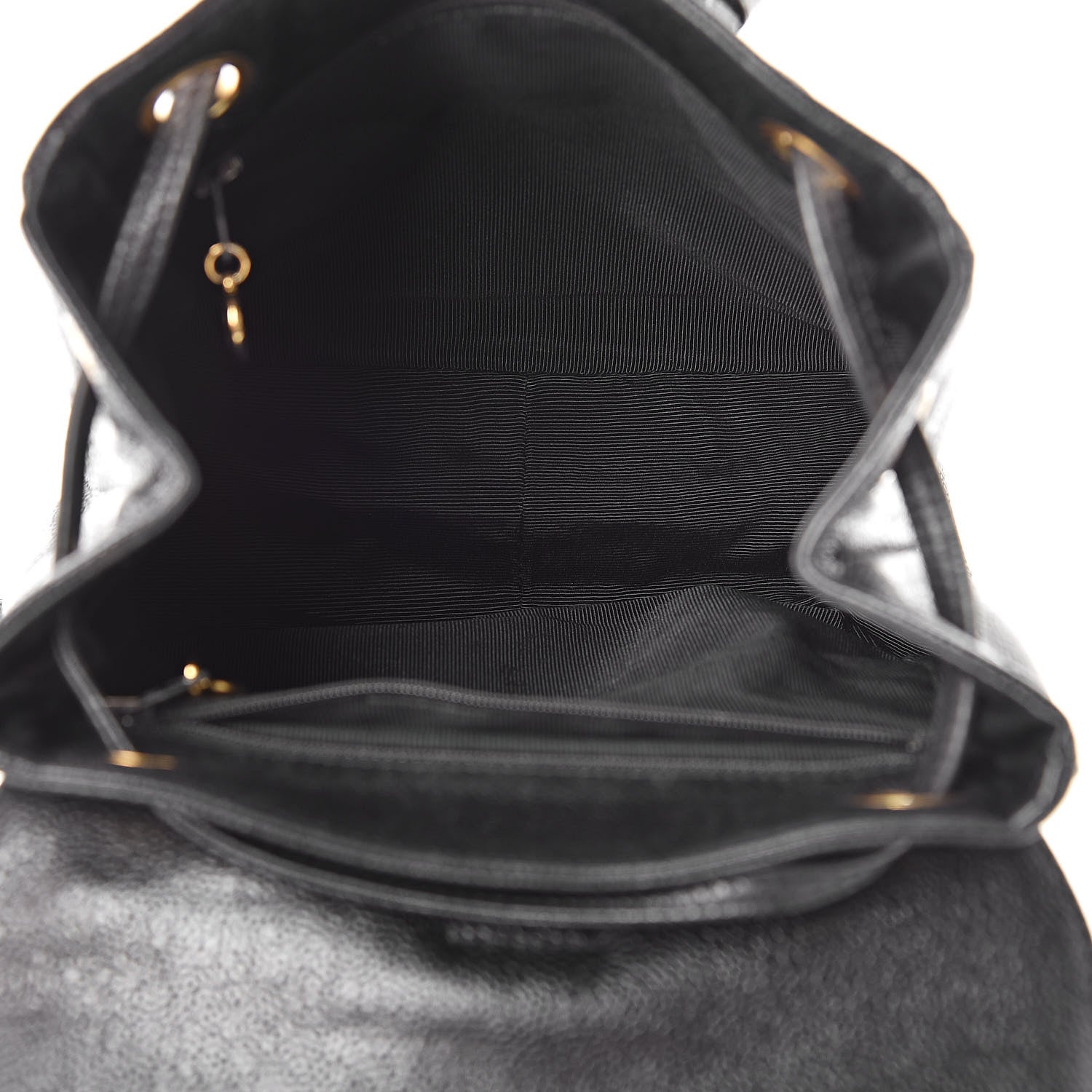 Chanel Caviar CC Backpack Black 5 of 10