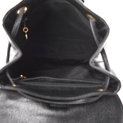 Chanel Caviar CC Backpack Black 5 of 10
