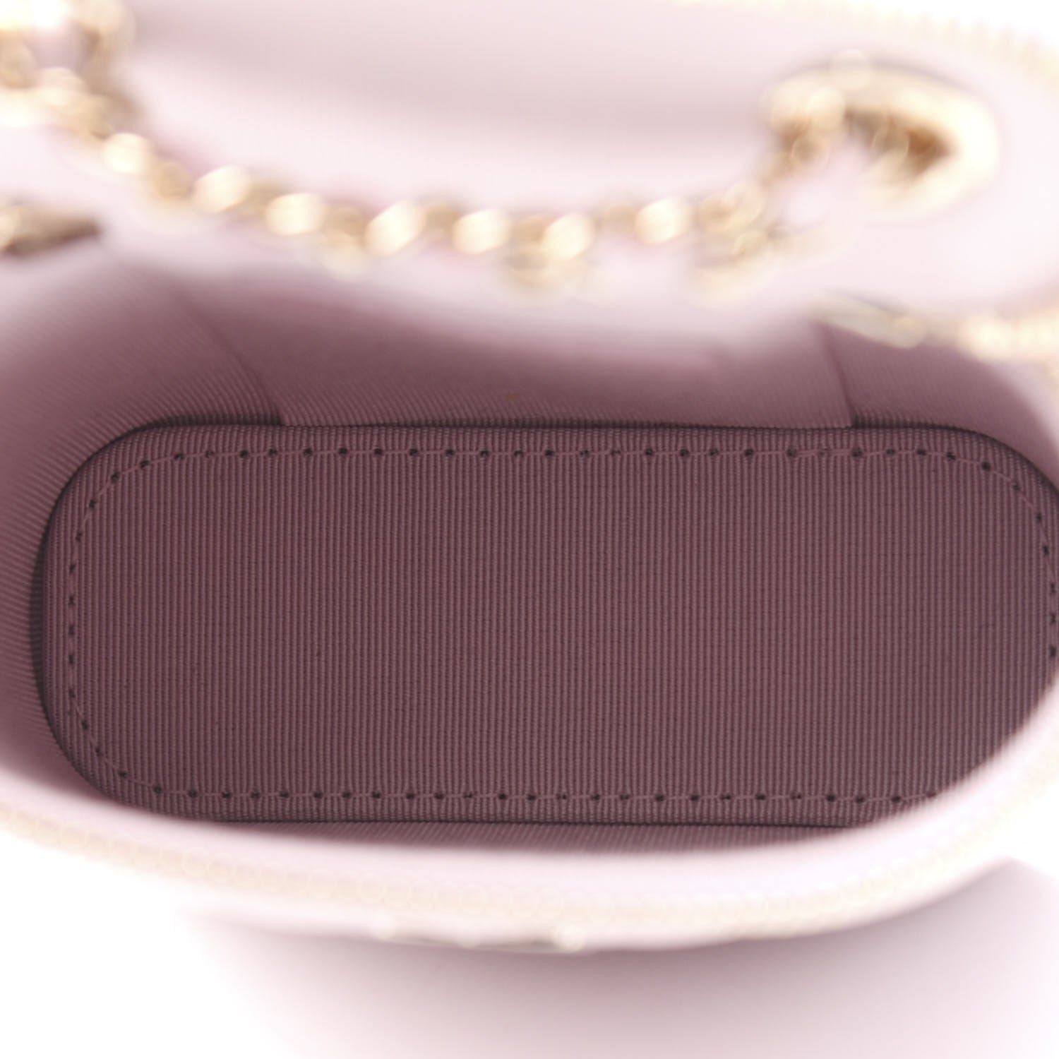 Chanel Caviar Quilted Small Vertical Coco Beauty Vanity Case With Chain Light Pink 5 of 11