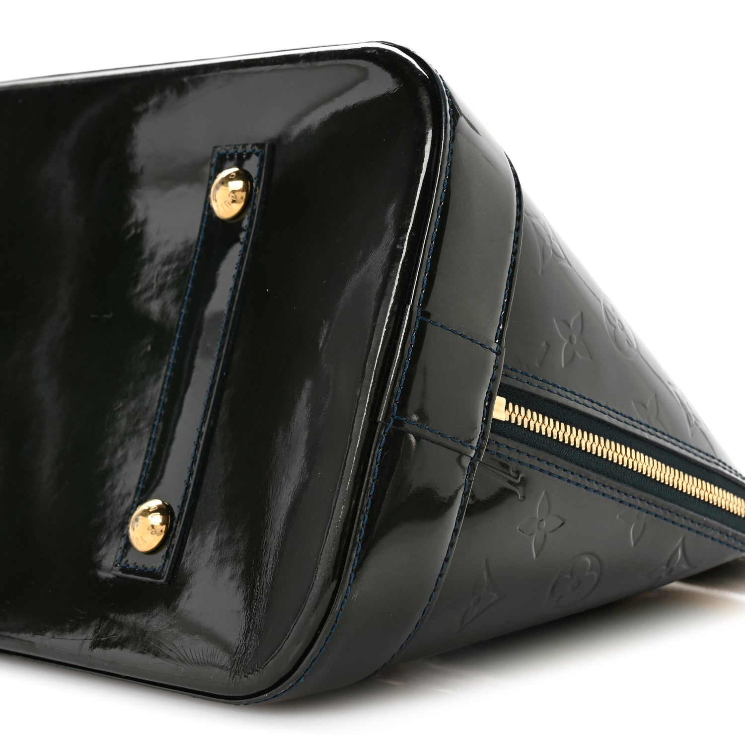 Louis Vuitton Vernis Alma GM Blue Nuit 10 of 10