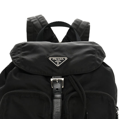 Hermes PRADA Tessuto Nylon Small Backpack Black 8 of 10
