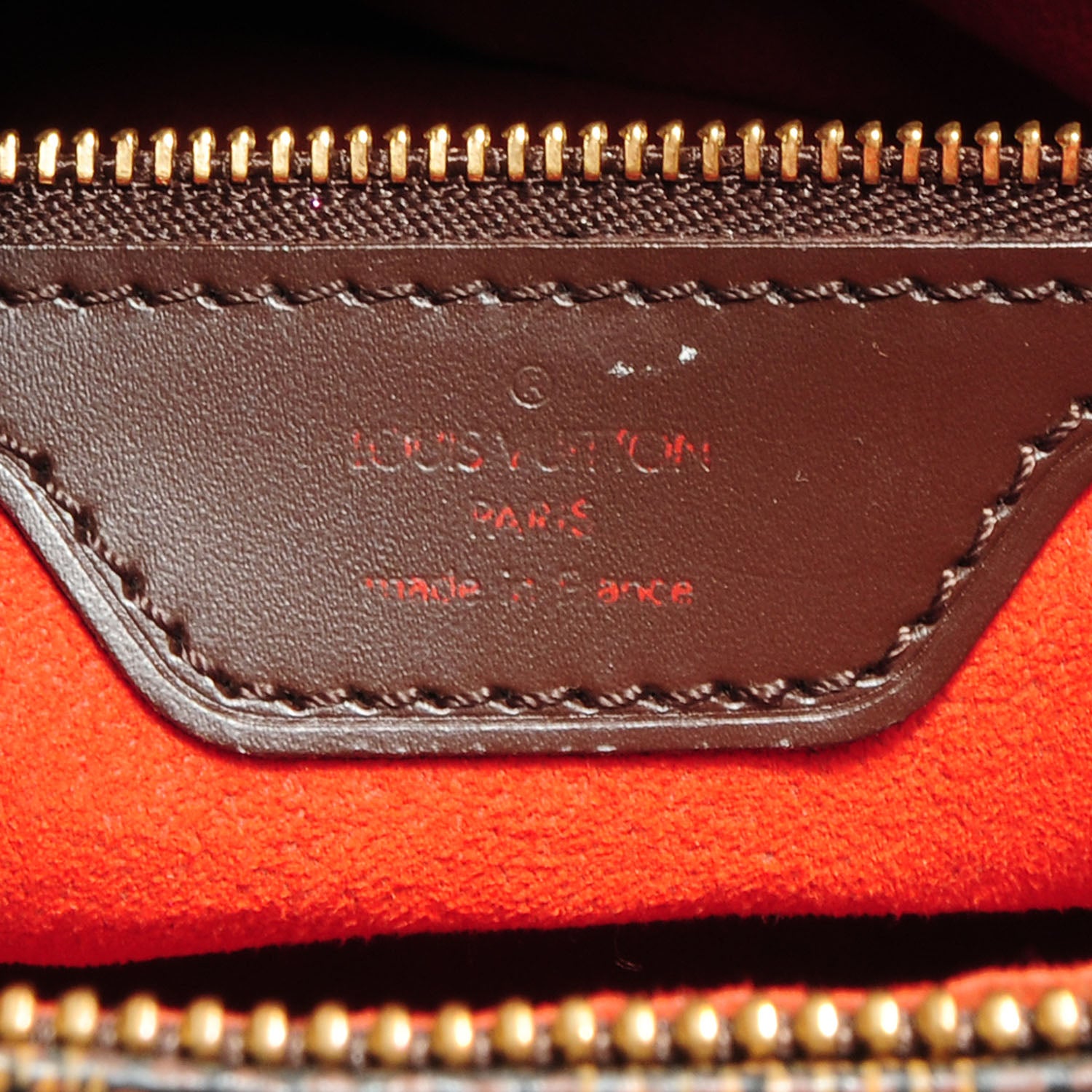 Louis Vuitton Damier Ebene Looping GM 6 of 7