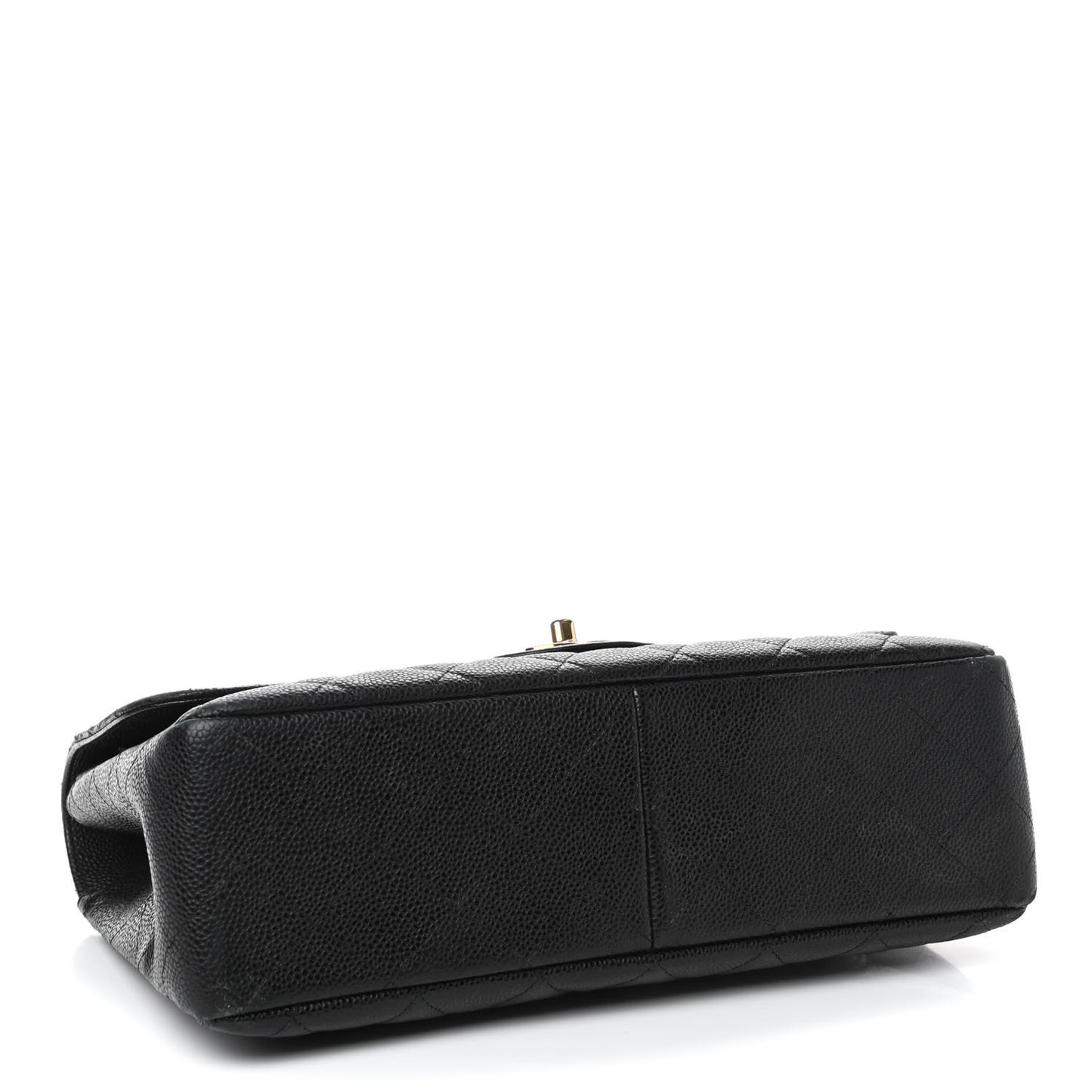 Caviar Quilted Jumbo Single Flap Black