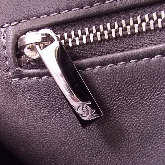 Chanel Crocodile Shopping Tote Gray 13 of 15