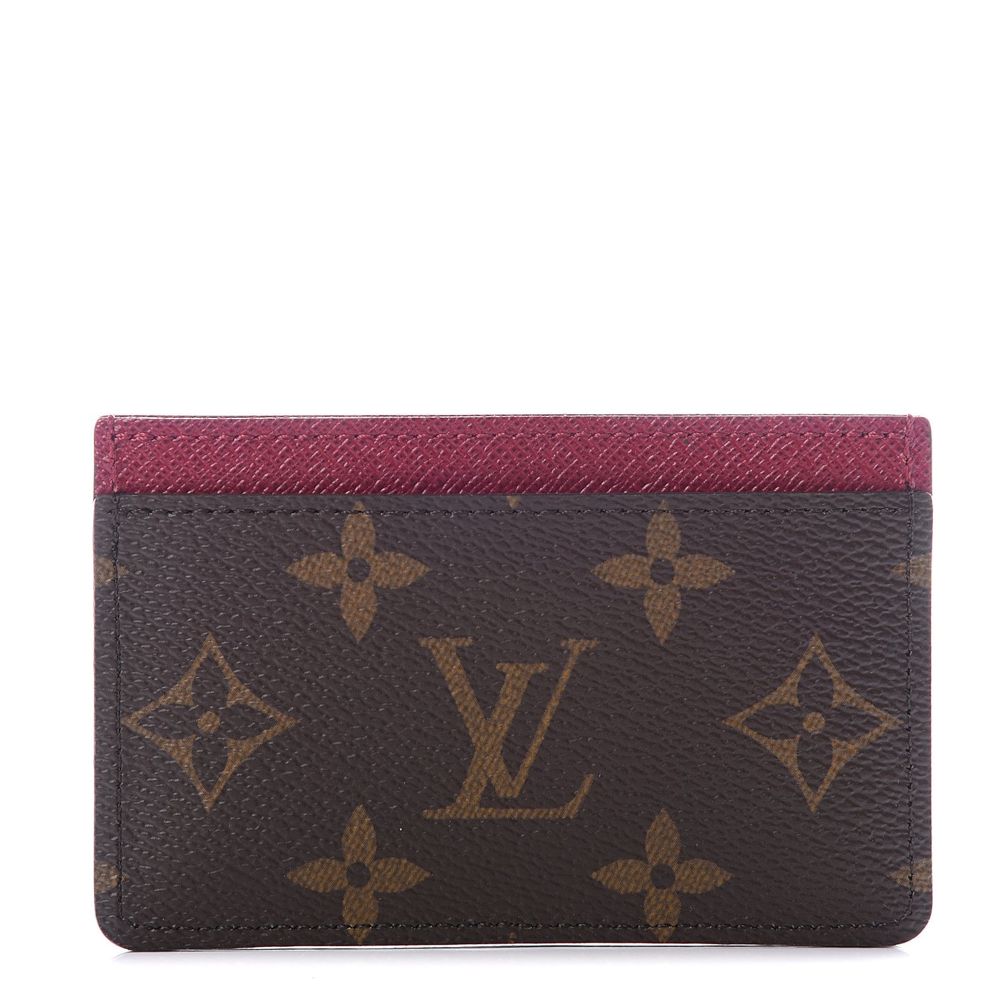 Monogram Card Holder Fuchsia