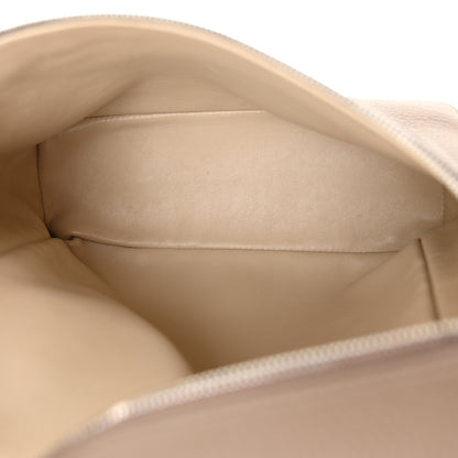 Loro Piana Grained Calfskin Extra Pocket L23.5 Backpack Warm Mastic 5 of 13