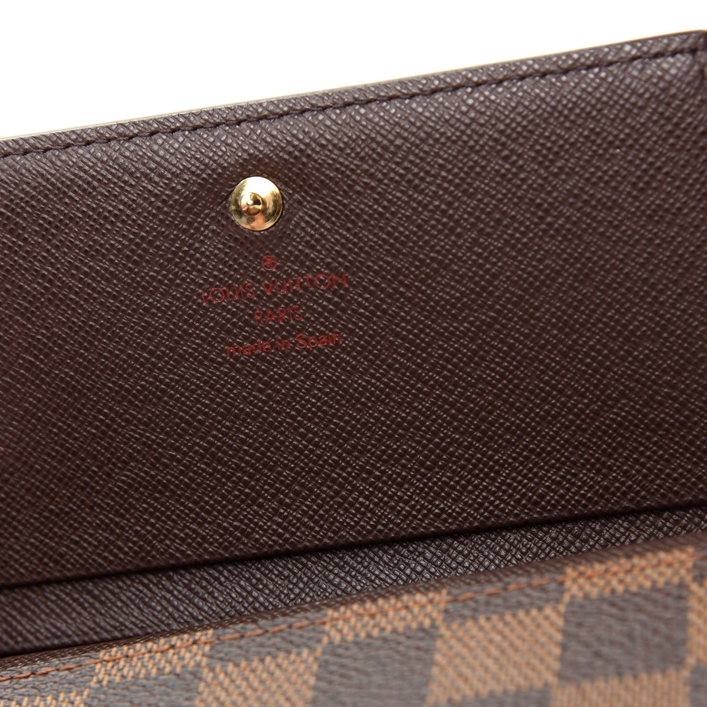Damier Ebene Porte-Monnaie Billets Tresor Wallet