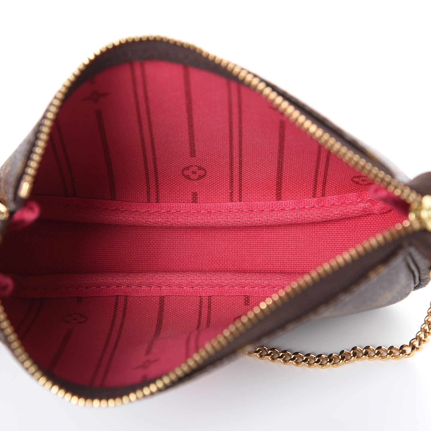 Louis Vuitton Monogram My LV Heritage Mini Pochette Accessories White Fuchsia 5 of 9