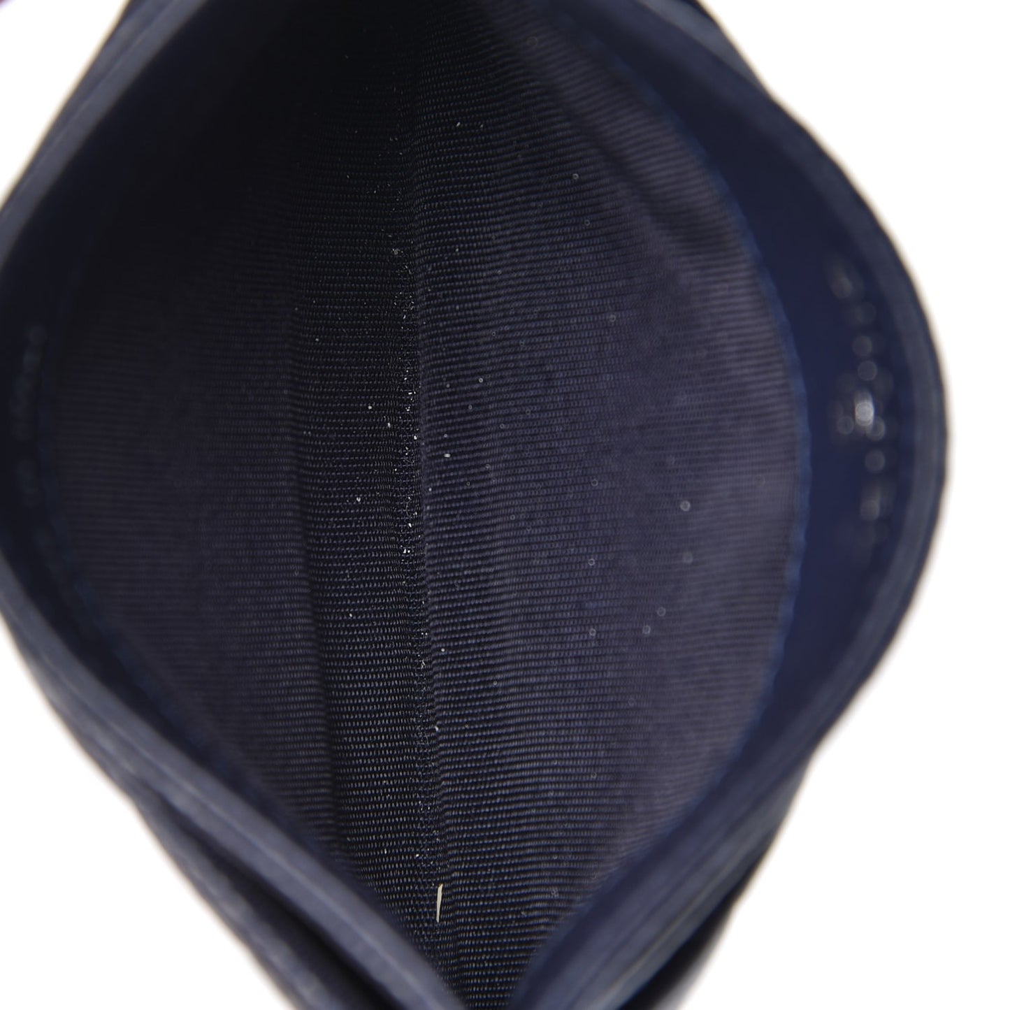 Caviar Quilted Diamond CC Card Holder Dark Navy