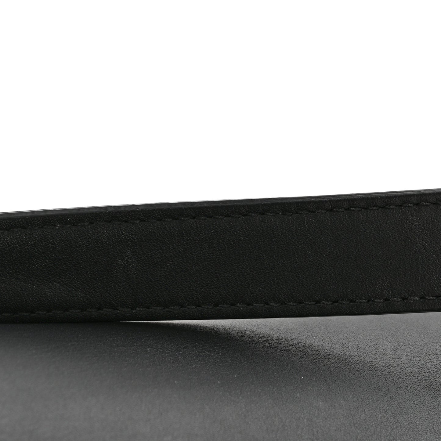 Ultra Matte Calfskin Saddle Bag Black