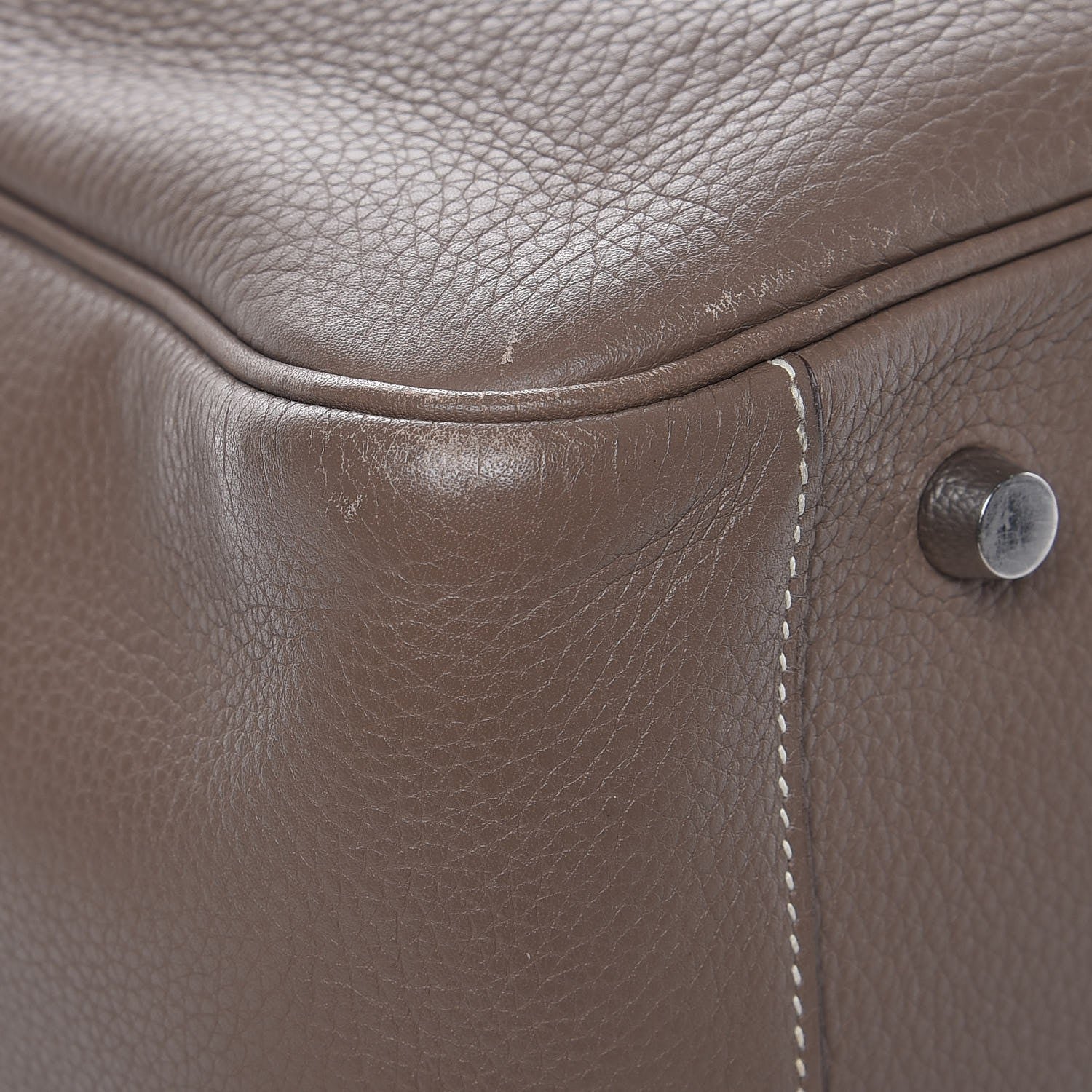 Hermes Taurillon Clemence Lindy 34 Etoupe 13 of 16