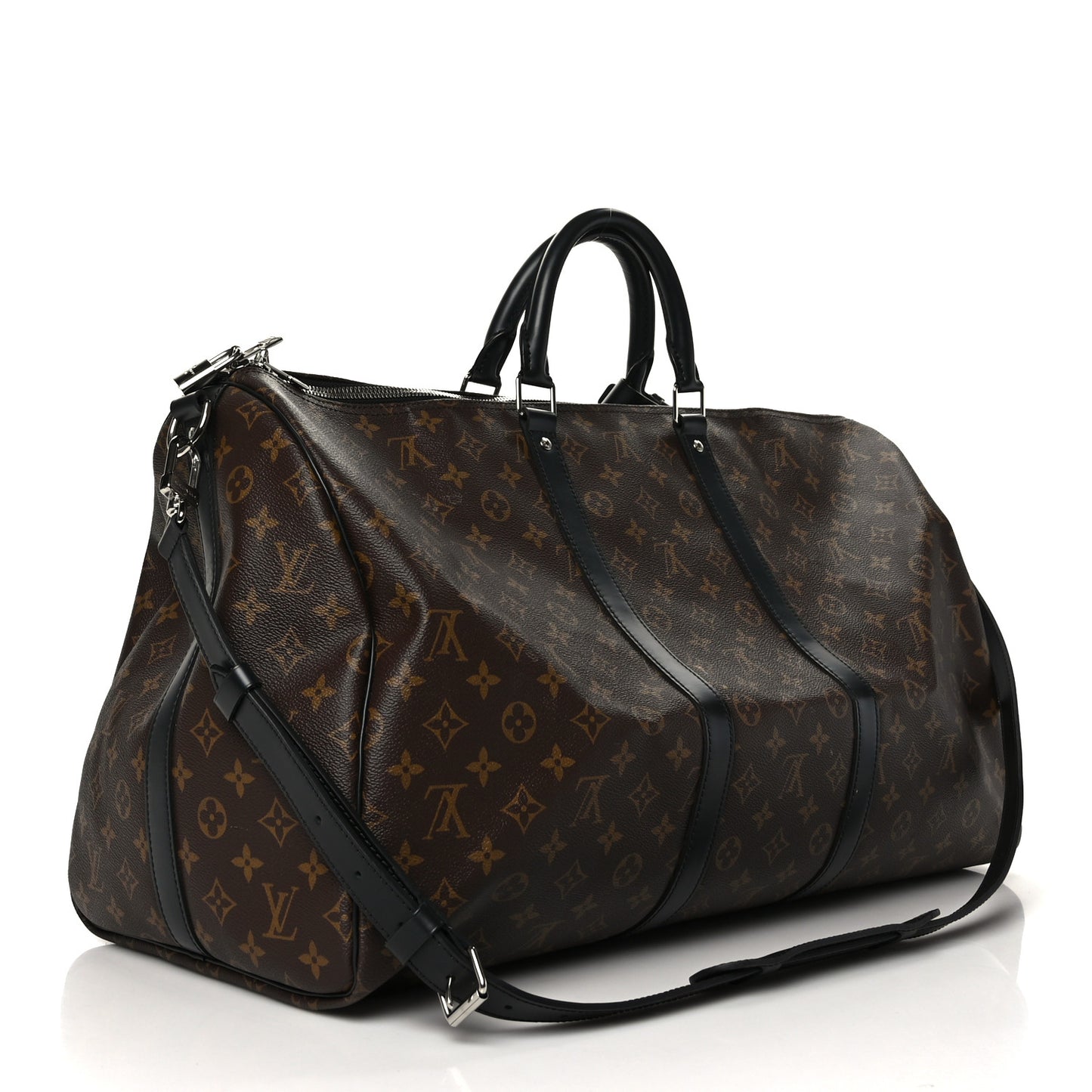 Monogram Macassar Keepall Bandouliere 55