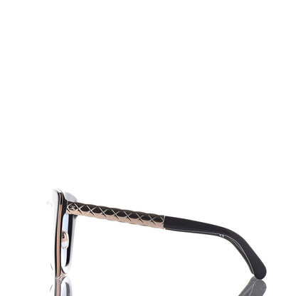 Chanel Cat Eye Quilted Sunglasses 5368 Black Pink 3 of 11