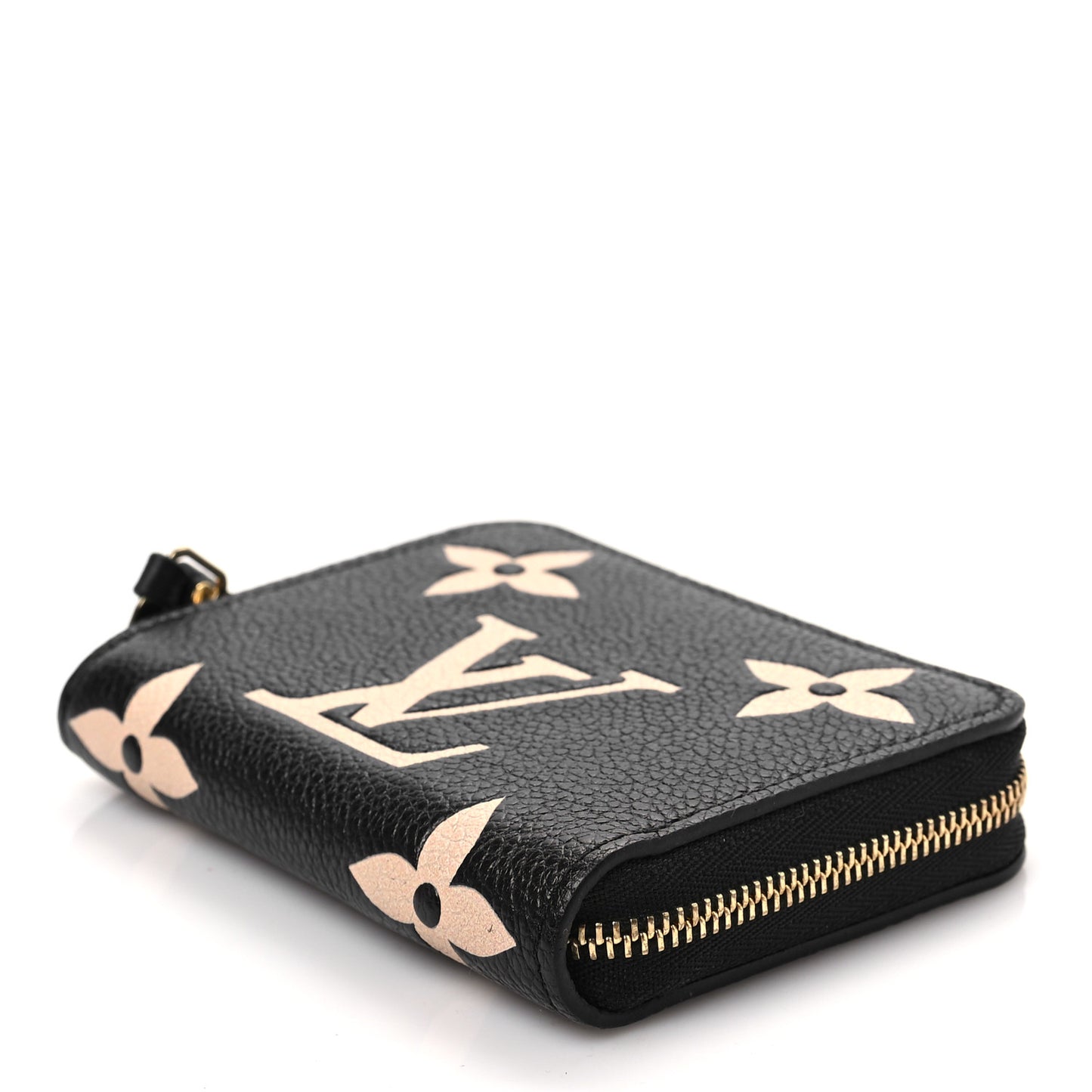 Empreinte Monogram Giant Zippy Coin Purse Black Beige