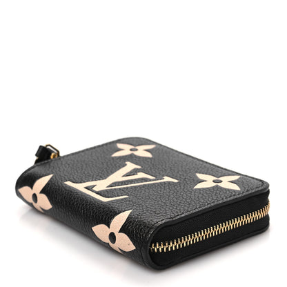 Louis Vuitton Empreinte Monogram Giant Zippy Coin Purse Black Beige 7 of 7