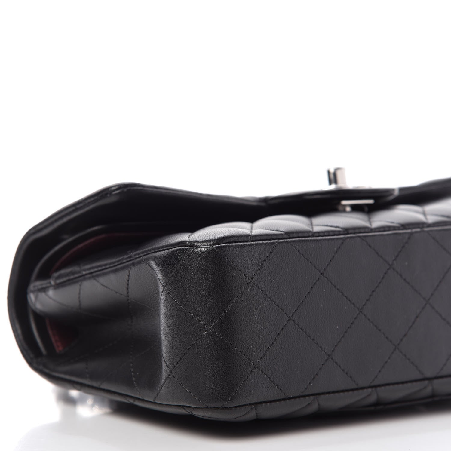 Chanel Lambskin Quilted Small Double Flap Black 6 of 10