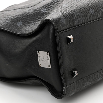 MCM Visetos Tote Black 12 of 12