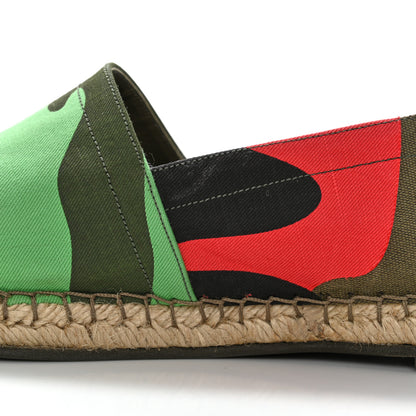 Valentino Garavani Canvas Camouflage Espadrille Flats 39 Multicolor 12 of 12