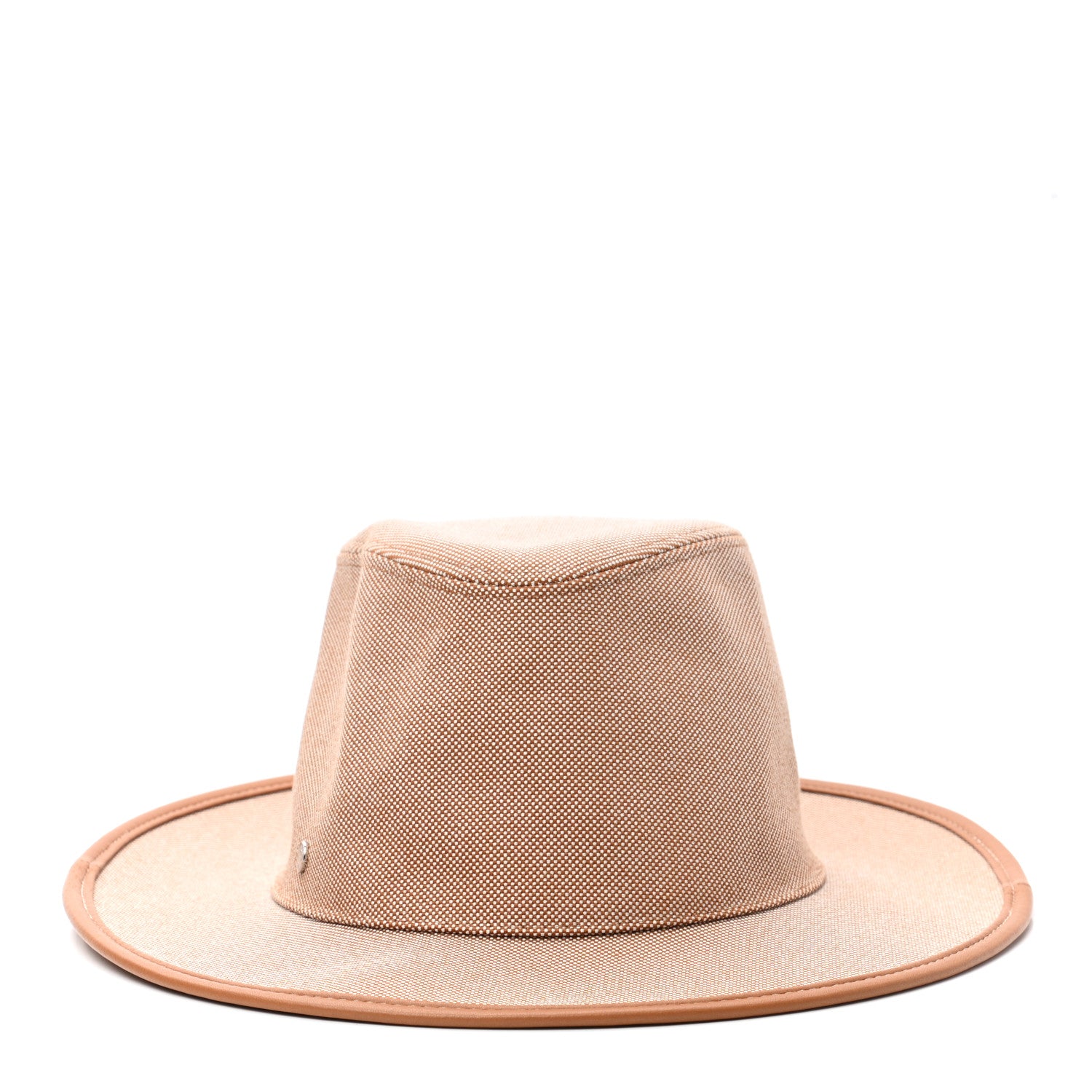 Hermes Stretch H Cotton Canvas Lambskin Ossie Hat 59 3 of 10