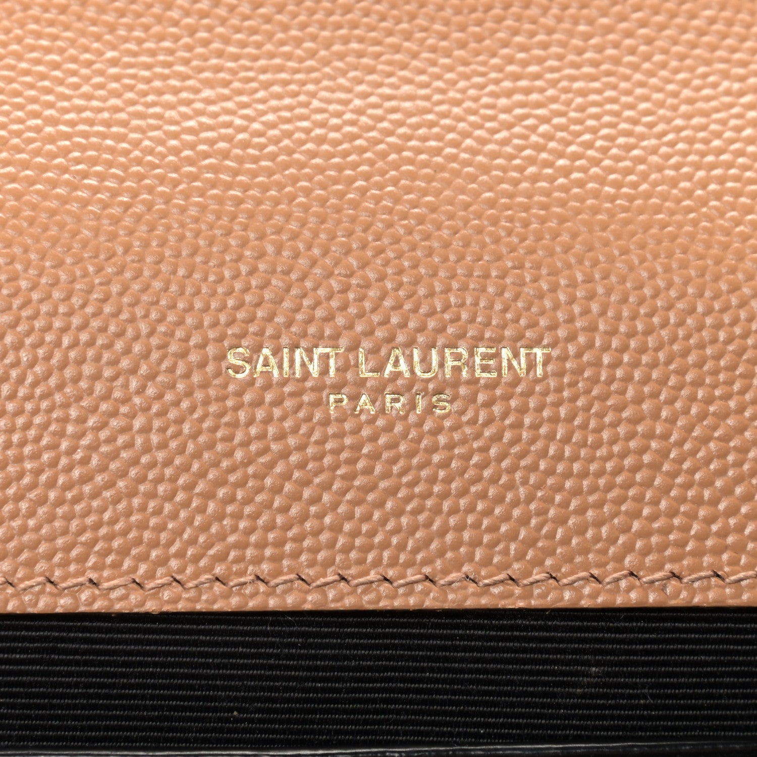 Saint Laurent Grain De Poudre Medium Monogram Kate Satchel Dark Beige 6 of 13