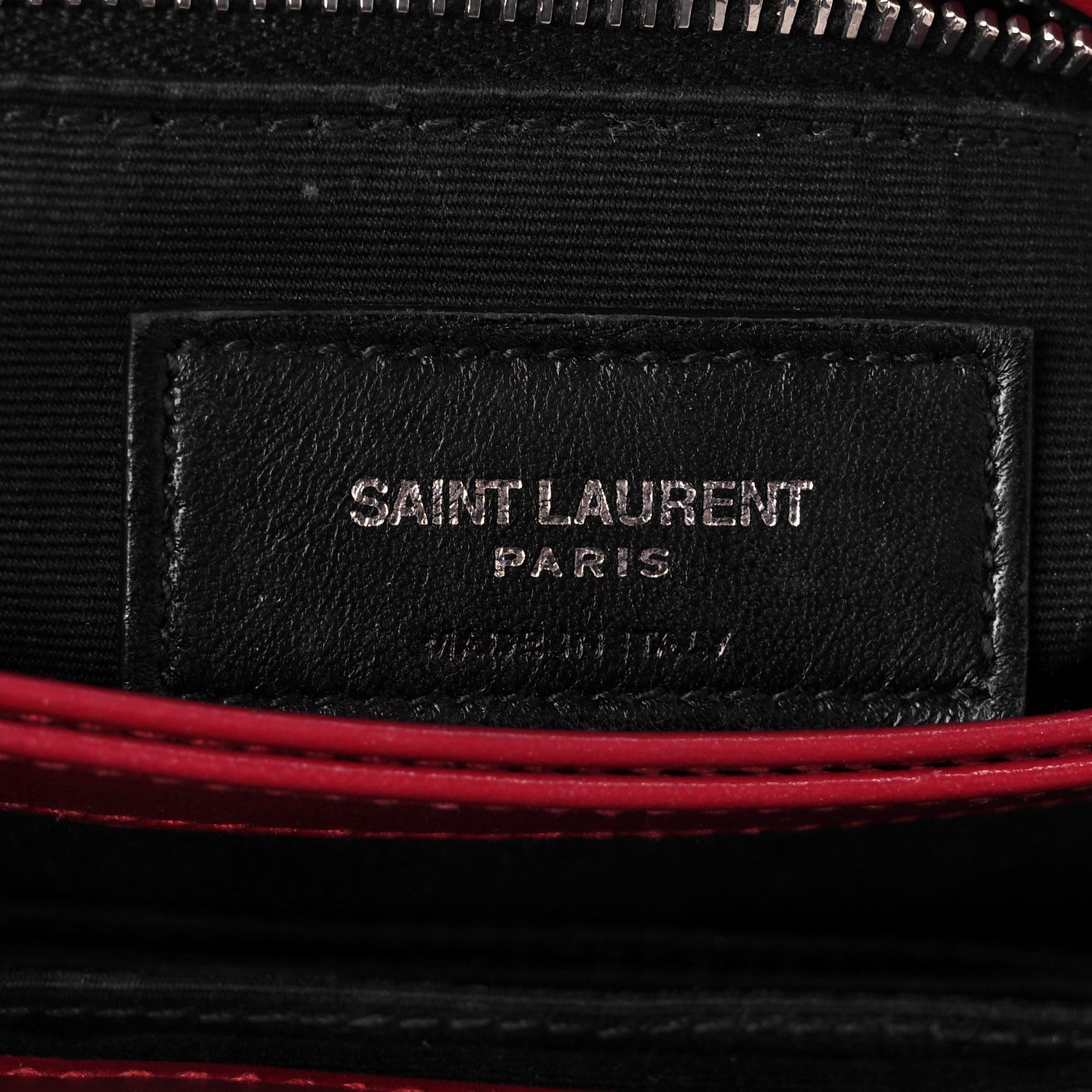 Saint Laurent Calfskin Y Quilted Monogram Toy Loulou Crossbody Bag New Lipstick 6 of 14