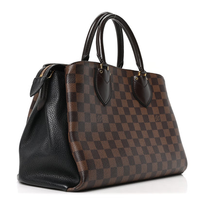Louis Vuitton Cuir Taurillon Damier Ebene Normandy Black 3 of 9